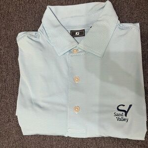 FootJoy Blue Polo Shirt for a Classic Look ***Sand Valley***